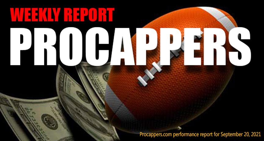 Professional Handicappers League Weekly Report for September 20, 2021