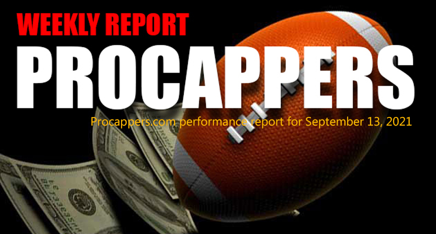 Professional Handicappers League Weekly Report for September 12, 2021
